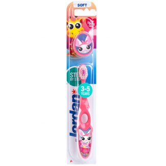 Jordan, szczoteczka do zębów dla dzieci, Step by Step 3-5 lat, soft, 1 sztuka - 3 Jordan, szczoteczka do zębów dla dzieci, Step by Step 3-5 lat, soft, 1 sztuka - 3 - zdjęcie produktu