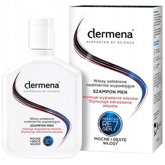 Dermena Hair Care Men, szampon hamujący wypadanie włosów, 200 ml - zdjęcie produktu