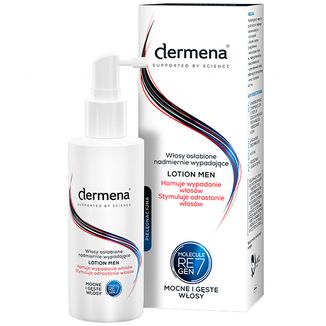 Dermena Men, lotion hamujący wypadanie i stymulujący odrastanie włosów, 150 ml - zdjęcie produktu