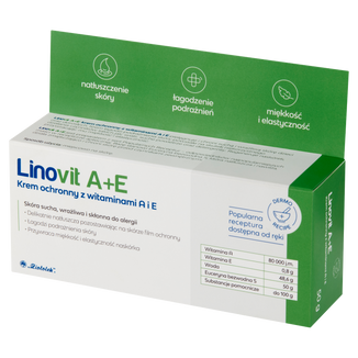 Linovit A+E, krem ochronny z witaminami A + E, 50 g - zdjęcie produktu