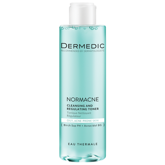 Dermedic NormAcne Preventi, tonik oczyszczająco-regulujący, skóra tłusta, mieszana i trądzikowa, 200 ml Dermedic NormAcne Preventi, tonik oczyszczająco-regulujący, skóra tłusta, mieszana i trądzikowa, 200 ml - zdjęcie produktu