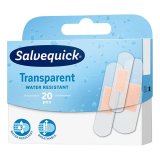 Salvequick Transparent, przezroczyste plastry z opatrunkiem, wodoodporne, 20 sztuk - miniaturka zdjęcia produktu