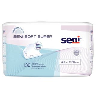 Seni Soft Super, podkłady higieniczne, 40 cm x 60 cm, 30 sztuk - miniaturka  zdjęcia produktu