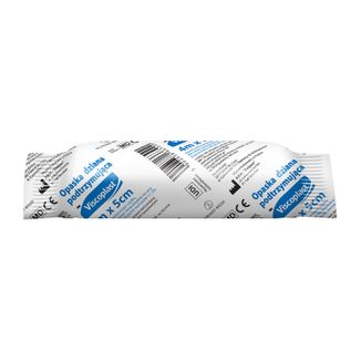 Opaska dziana, Viscoplast, 4 m x 5 cm, 1 sztuka USZKODZONE OPAKOWANIE - zdjęcie produktu