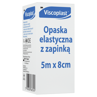 Opaska elastyczna Viscoplast, 5 m x 8 cm, 1 sztuka - zdjęcie produktu