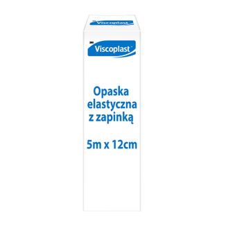 Opaska elastyczna Viscoplast, 5 m x 12 cm, 1 sztuka - zdjęcie produktu