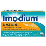 Imodium Instant 2 mg, 12 tabletek ulegających rozpadowi w jamie ustnej - miniaturka zdjęcia produktu
