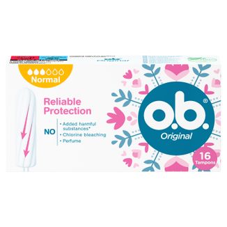 O.B. Original, tampony higieniczne, Normal, 16 sztuk - zdjęcie produktu