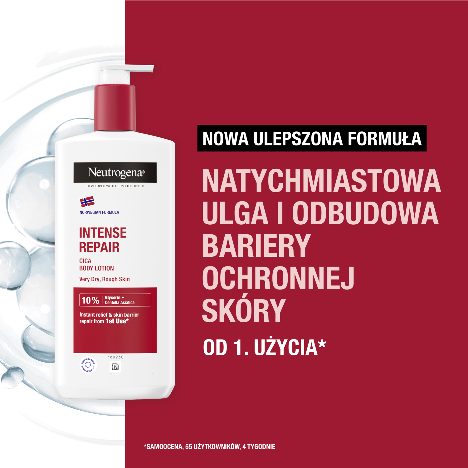 Neutrogena Formuła Norweska Intense Repair, intensywnie