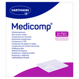 Medicomp, kompresy jałowe, włókninowe, 4-warstwowe, 30 g/m2, 10 cm x 10 cm, 50 sztuk USZKODZONE OPAKOWANIE - miniaturka zdjęcia produktu