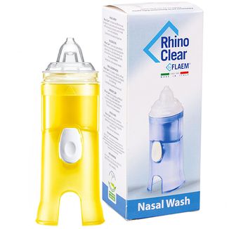 Flaem Rhino Clear, irygator do oczyszczania nosa i zatok, żółty - zdjęcie produktu