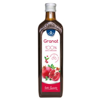 Oleofarm Soki Świata Granat, 100% sok z owoców, 490 ml - zdjęcie produktu
