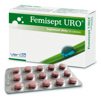 Femisept Uro, 60 tabletek USZKODZONE OPAKOWANIE - zdjęcie produktu
