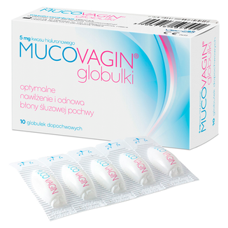 Mucovagin 5 mg, globulki dopochwowe, 10 sztuk - zdjęcie produktu