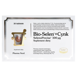 Pharma Nord Bio-Selen + Cynk, 30 tabletek USZKODZONE OPAKOWANIE - zdjęcie produktu