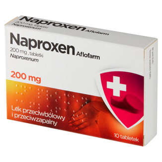Naproxen Aflofarm 200 mg, 10 tabletek - zdjęcie produktu