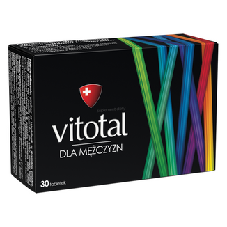 Vitotal dla mężczyzn, 30 tabletek USZKODZONE OPAKOWANIE - zdjęcie produktu