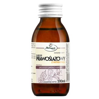Herbapol Syrop prawoślazowy z witaminą C, 100 ml - zdjęcie produktu