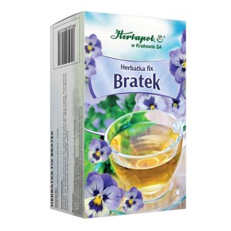 Herbapol Bratek, herbatka fix ziołowa, 1,5 g x 20 saszetek - zdjęcie produktu