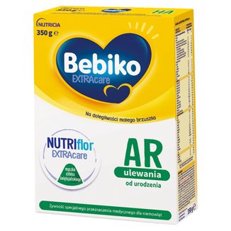 Bebiko AR NutriFlor ExtraCare, dla niemowląt w przypadku częstych ulewań, od urodzenia, 350 g USZKODZONE OPAKOWANIE - zdjęcie produktu