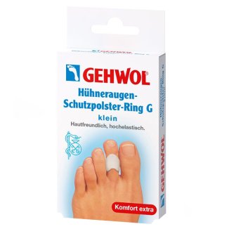 Gehwol Huhneraugen Schutzpolster-Ring G, obrączka na odciski do palców stóp, 3 sztuki - zdjęcie produktu