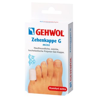 Gehwol Zehenkappe G, nakładka do palców stóp mini, 2 sztuki - zdjęcie produktu