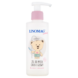 Linomag Emolienty, żel do mycia ciała i głowy dla dzieci i niemowląt od 1 dnia życia, 200 ml KRÓTKA DATA - miniaturka zdjęcia produktu