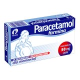 Paracetamol Farmina 50 mg, czopki dla niemowląt, 10 sztuk - miniaturka zdjęcia produktu