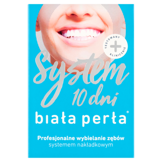Biała Perła System 10 Dni, zestaw do profesjonalnego wybielania zębów systemem nakładkowym, 10-dniowa kuracja USZKODZONE OPAKOWANIE - zdjęcie produktu