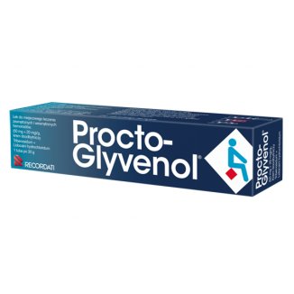 Procto-Glyvenol (50 mg + 20 mg)/ g, krem doodbytniczy, 30 g - zdjęcie produktu
