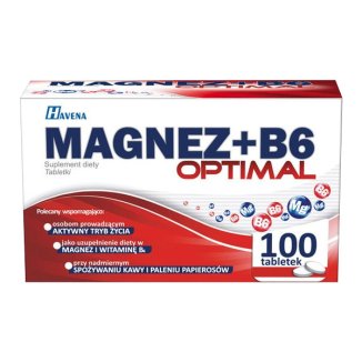 Magnez + B6 Optimal, 100 tabletek - zdjęcie produktu