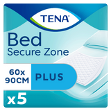 Tena Bed, podkłady chłonne, Plus, 60 cm x 90 cm, 5 sztuk - miniaturka zdjęcia produktu