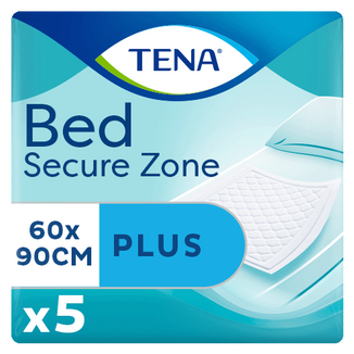 Tena Bed, podkłady chłonne OTC Edition, Plus, 60 cm x 90 cm, 5 sztuk - zdjęcie produktu