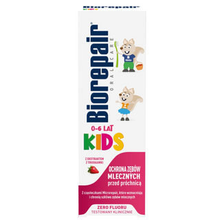Biorepair Kids, pasta do zębów dla dzieci od 0 do 6 lat, 50 ml - zdjęcie produktu