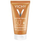 Vichy Capital Soleil, aksamitny krem do twarzy, SPF 50, 50 ml - miniaturka zdjęcia produktu