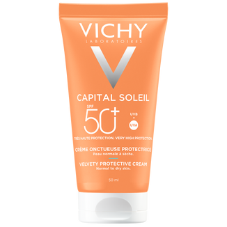 Vichy Capital Soleil, aksamitny krem do twarzy, SPF 50, 50 ml - zdjęcie produktu