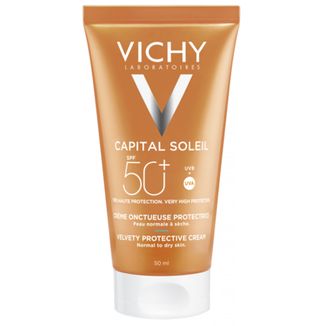 Vichy Ideal Soleil (Capital Soleil), aksamitny krem do twarzy, SPF 50, 50 ml - zdjęcie produktu