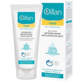 Oillan Med+, balsam intensywnie natłuszczający, od 3 miesiąca, 200 ml - zdjęcie produktu