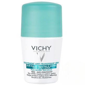 Vichy, antyperspirant roll-on 48h, przeciw śladom na ubraniach, 50 ml - zdjęcie produktu