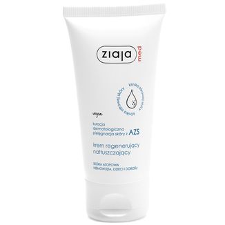Ziaja Med Kuracja Dermatologiczna AZS, krem regenerująco-natłuszczający, 50 ml USZKODZONE OPAKOWANIE - zdjęcie produktu