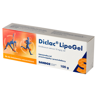 Diclac LipoGel 10 mg/ g, żel, 100 g - zdjęcie produktu