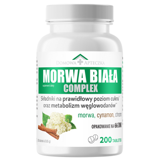 Morwa Biała Complex, 200 tabletek - zdjęcie produktu