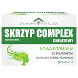 Skrzyp Complex Chelatowy, 50 tabletek Skrzyp Complex Chelatowy, 50 tabletek - miniaturka zdjęcia produktu