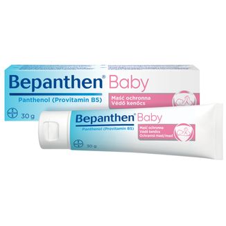 Bepanthen Baby, maść przeciw odparzeniom pieluszkowym dla niemowląt, 30 g USZKODZONE OPAKOWANIE - zdjęcie produktu