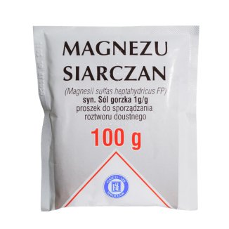 Magnezu siarczan 1 g/ 1 g, proszek do sporządzania roztworu, 100 g - zdjęcie produktu