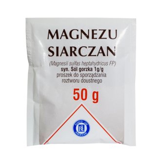 Magnezu siarczan (sól gorzka), 50 g - zdjęcie produktu