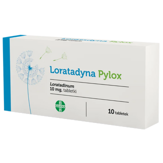 Loratadyna Pylox 10 mg, 10 tabletek - zdjęcie produktu