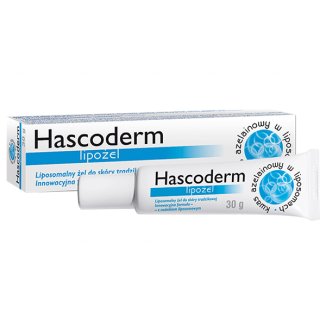 Hascoderm Lipożel, liposomalny żel do skóry trądzikowej, 30 g USZKODZONE OPAKOWANIE - zdjęcie produktu