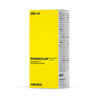 Rivanolum roztwór 0,1%, płyn na skórę, 250 ml - zdjęcie produktu