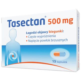 Tasectan 500 mg, 15 kapsułek - zdjęcie produktu